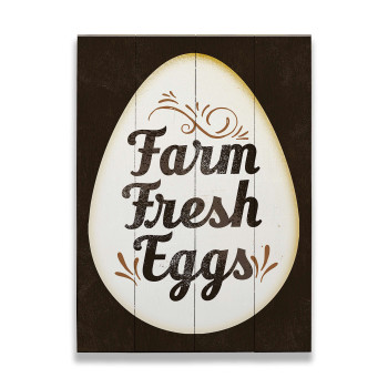Farm Fresh Eggs Wall Sign Wood or Metal