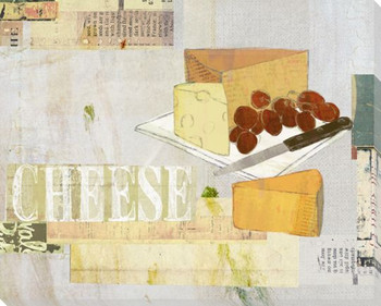 Cheese Wrapped Canvas Giclee Print Wall Art