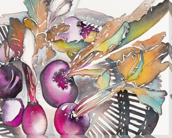 Beets Wrapped Canvas Giclee Print Wall Art