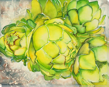 Artichokes Wrapped Canvas Giclee Print Wall Art