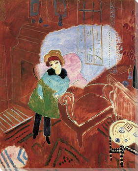 Ivan by the Armchair Wrapped Canvas Giclee Print Wall Art