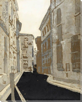 Streets of Paris I Wrapped Canvas Giclee Print Wall Art