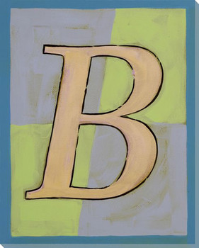 Block Letter R Wrapped Canvas Giclee Print Wall Art | Font Inspired ...