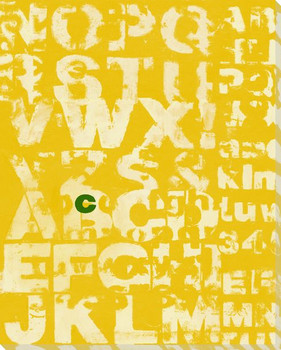 Yellow See with Letter C Wrapped Canvas Giclee Print Wall Art