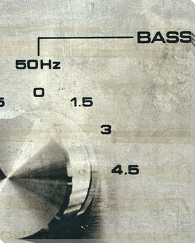Sound Check Bass Wrapped Canvas Giclee Print Wall Art