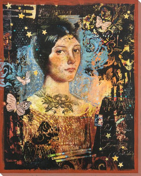 Looks Can Be Deceiving Portrait Wrapped Canvas Giclee Print