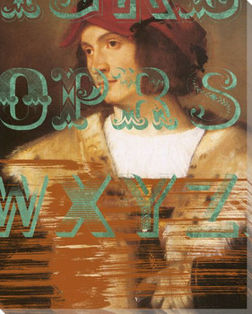 Adorned Guillame Portrait Wrapped Canvas Giclee Print Wall Art