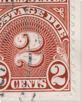 U.S. Postage Stamp-2 Cents Wrapped Canvas Giclee Print Wall Art