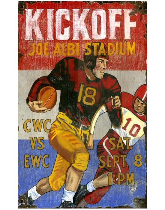 Shop Vintage Style Metal Sports Signs Personalized Antique Aluminum Signs