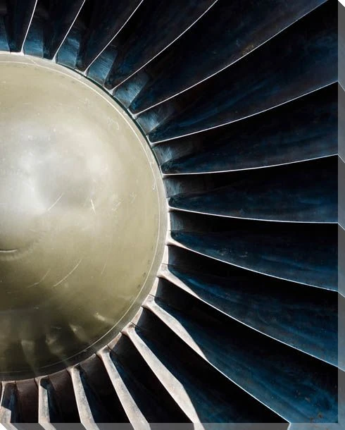 Turbine V Wrapped Canvas Giclee Print Wall Art