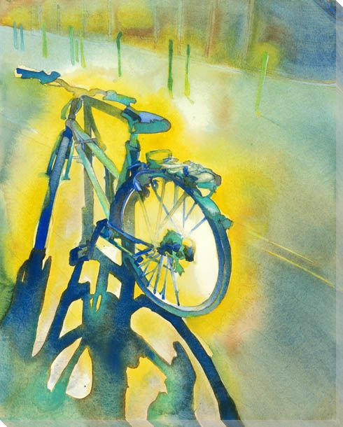Velo Bike Wrapped Canvas Giclee Print Wall Art