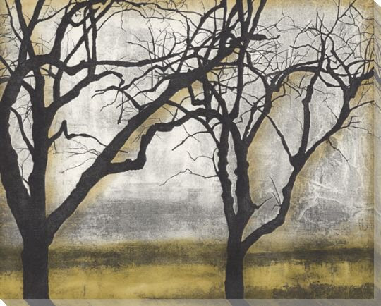 Tandem Trees IV Wrapped Canvas Giclee Print Wall Art