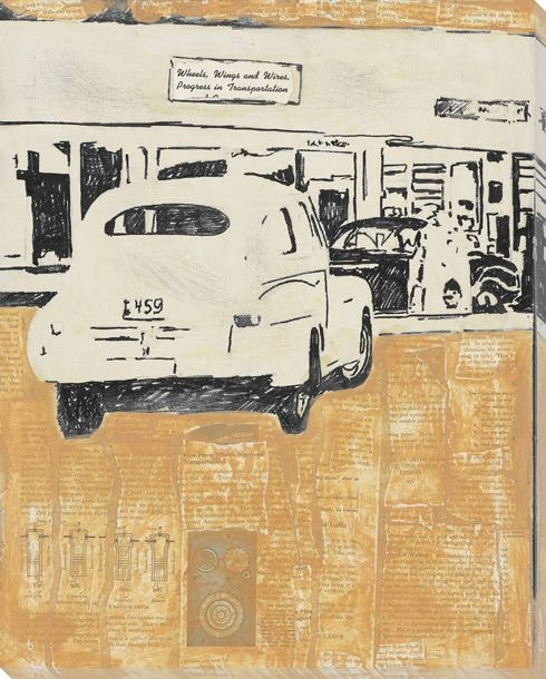 Drive to the Store Wrapped Canvas Giclee Print Wall Art