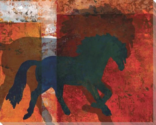 Beaver Creek Horse Wrapped Canvas Giclee Print Wall Art