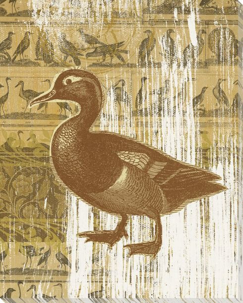 Fourth Duck Bird Wrapped Canvas Giclee Print Wall Art
