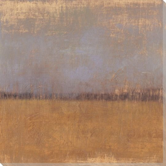 Amber Fields II Wrapped Canvas Giclee Print Wall Art