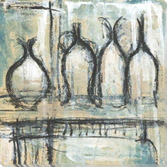 Archival Pottery 1 Wrapped Canvas Giclee Print Wall Art