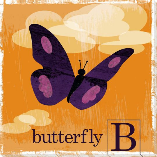 Butterfly Friend Wrapped Canvas Giclee Print Wall Art