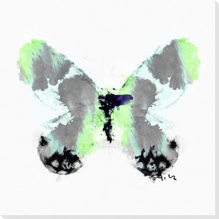 Inked Butterfly 4 Wrapped Canvas Giclee Print Wall Art