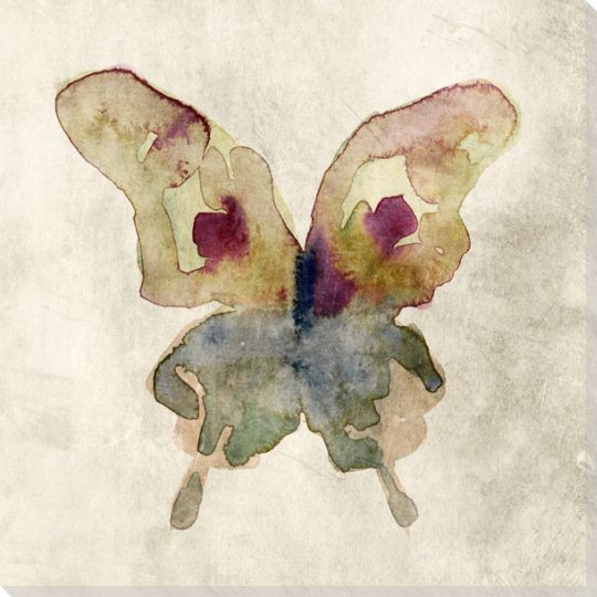 Colorful Butterfly 4 Wrapped Canvas Giclee Print Wall Art
