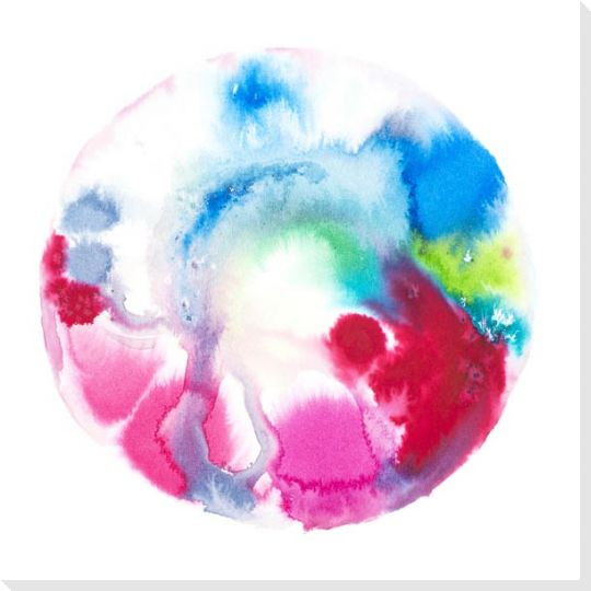 Chromatic 6 Wrapped Canvas Giclee Art Print Wall Art