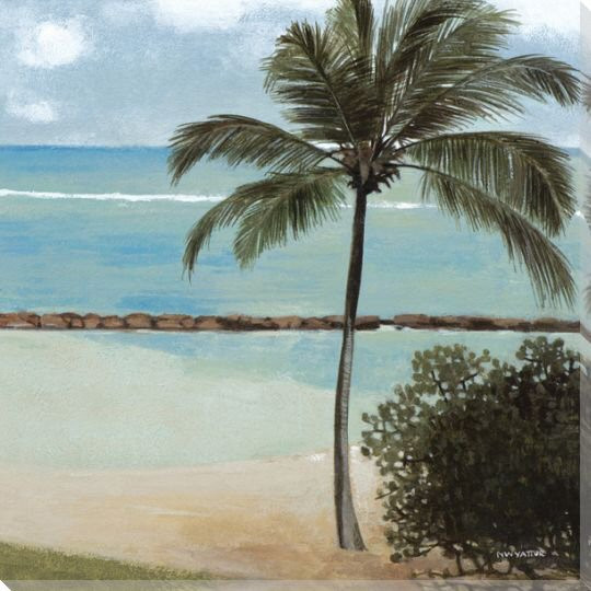 Coastal Retreat II Wrapped Canvas Giclee Print Wall Art