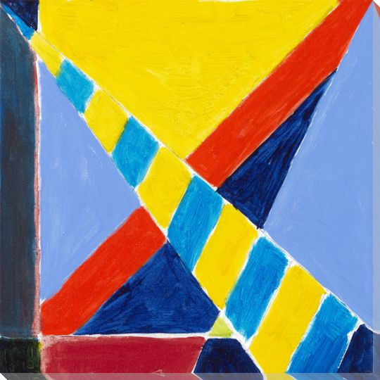 Abstract Flags 5 Wrapped Canvas Giclee Print Wall Art