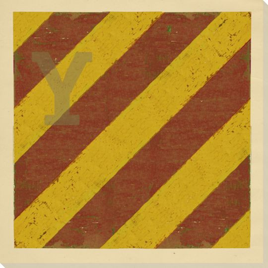 Intl. Maritime Signal Flag Y Wrapped Canvas Giclee Print Wall Art
