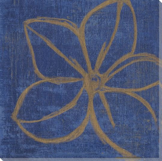 Floral Quilt 1 Wrapped Canvas Giclee Print Wall Art