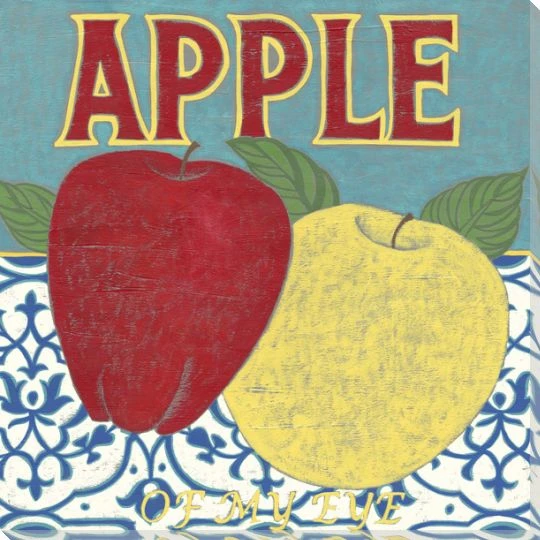 Apple of My Eye Wrapped Canvas Giclee Print Wall Art