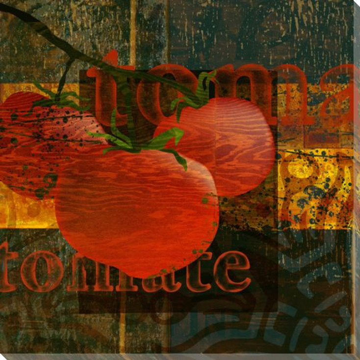 Garden Tomate Tomato Wrapped Canvas Giclee Print Wall Art