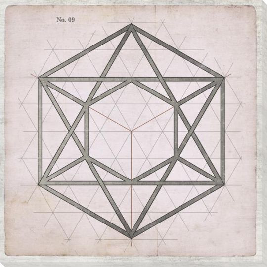 Geometric Pink No 9 Wrapped Canvas Giclee Art Print Wall Art