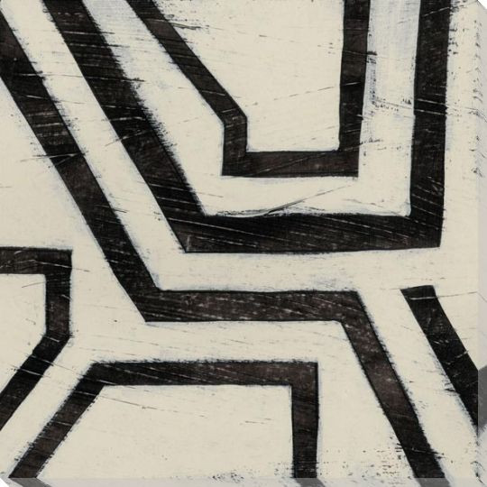 Hieroglyph III Wrapped Canvas Giclee Print Wall Art