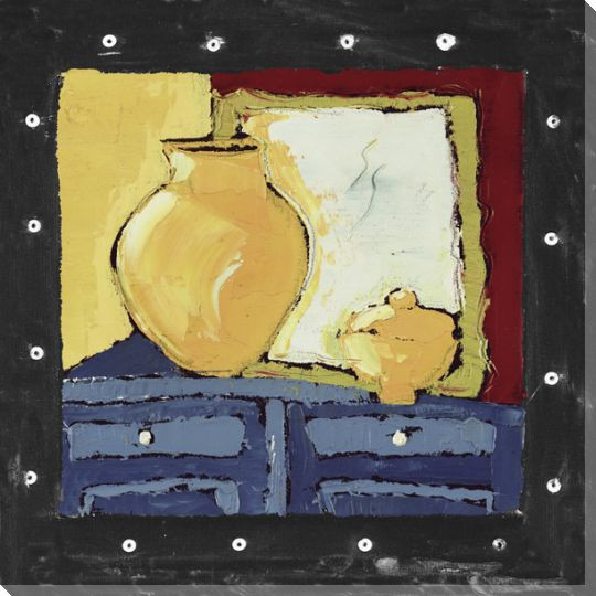 Bright Vase Wrapped Canvas Giclee Print Wall Art