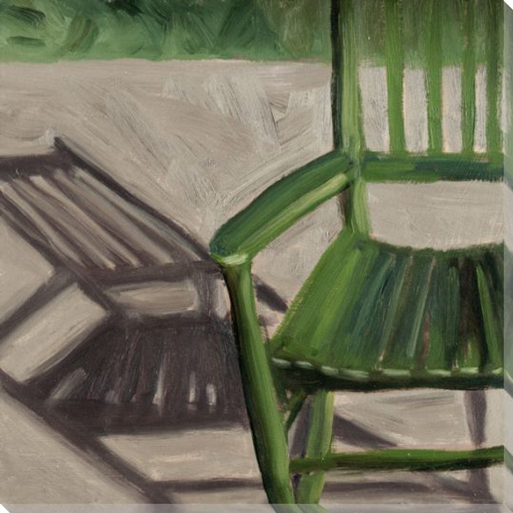 Porch Rocking Chair Wrapped Canvas Giclee Print Wall Art