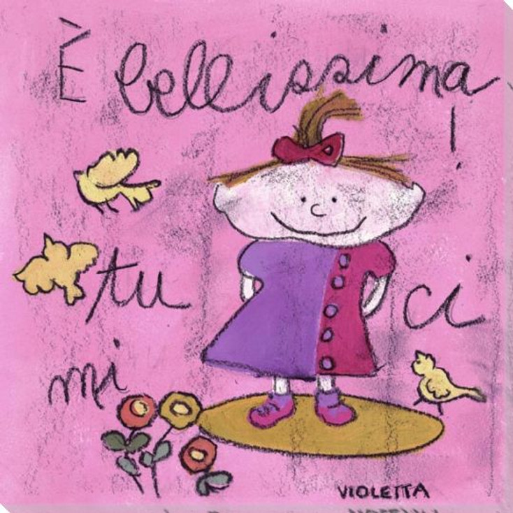 Bellissima Wrapped Canvas Giclee Print Wall Art