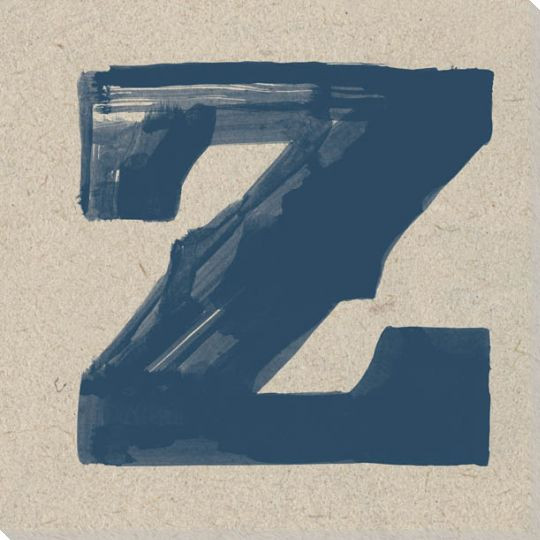 Painted Letter Z Wrapped Canvas Giclee Print Wall Art