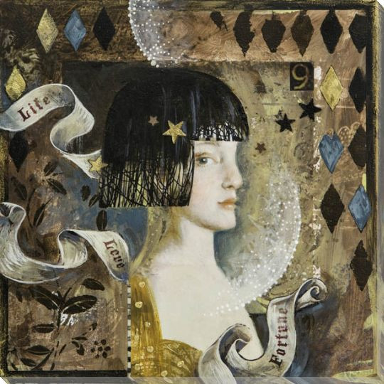 New Age Old Age Portrait Wrapped Canvas Giclee Print Wall Art