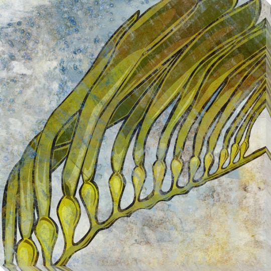 Tropical Cove Plant Wrapped Canvas Giclee Print Wall Art