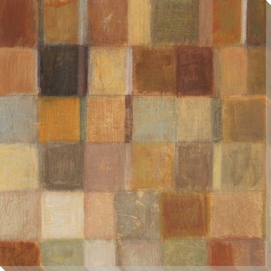 Autumn Quilt 1 Wrapped Canvas Giclee Print Wall Art