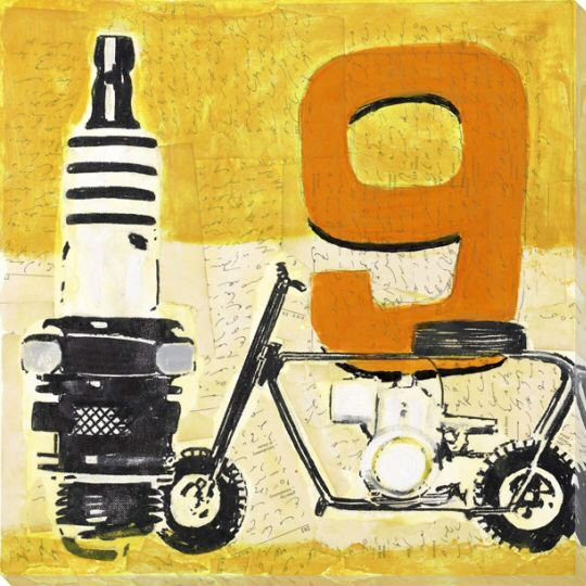 Minibike Wrapped Canvas Giclee Print Wall Art