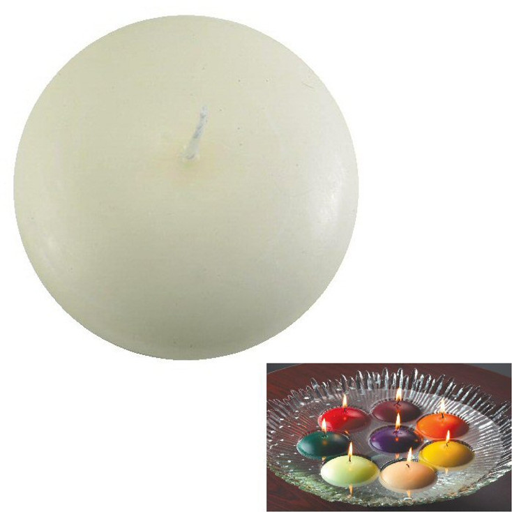 1.75" Cream Candle Floats Floating Candles, Set of 20