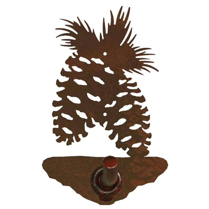 Pine Cone Metal Robe Hook