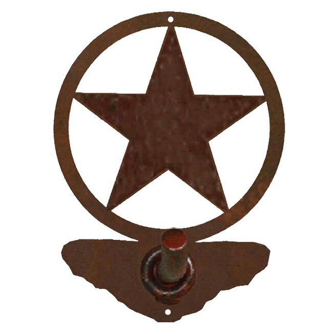 Texas Western Star Metal Robe Hook
