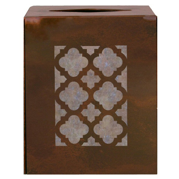 Classic Metal Boutique Tissue Box Cover