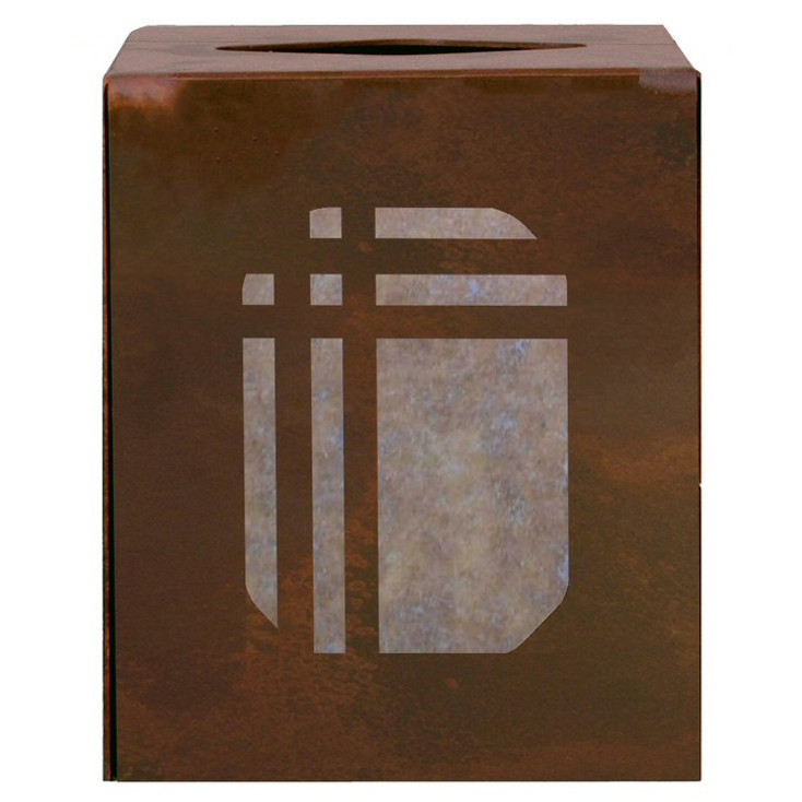 Mission Metal Boutique Tissue Box Cover