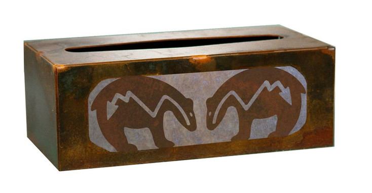 Fetish Bear Metal Flat Tissue Box Cover