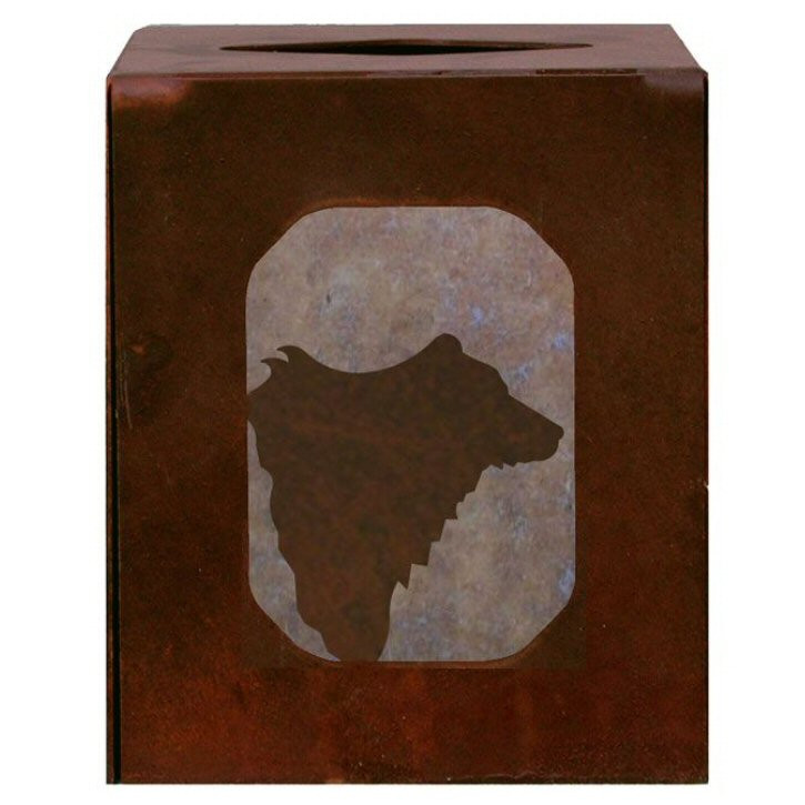Bear Metal Boutique Tissue Box Cover