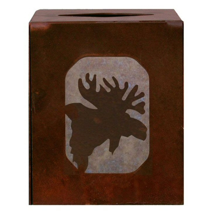 Moose Metal Boutique Tissue Box Cover