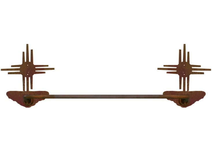 18" New Mexico Sun Metal Towel Bar